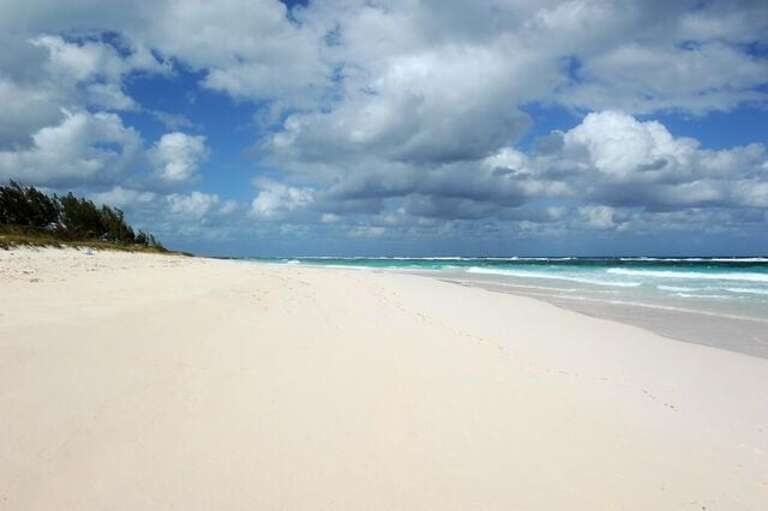 Our beach facing north