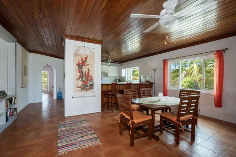 Dining Area and Kitchen with bar seating