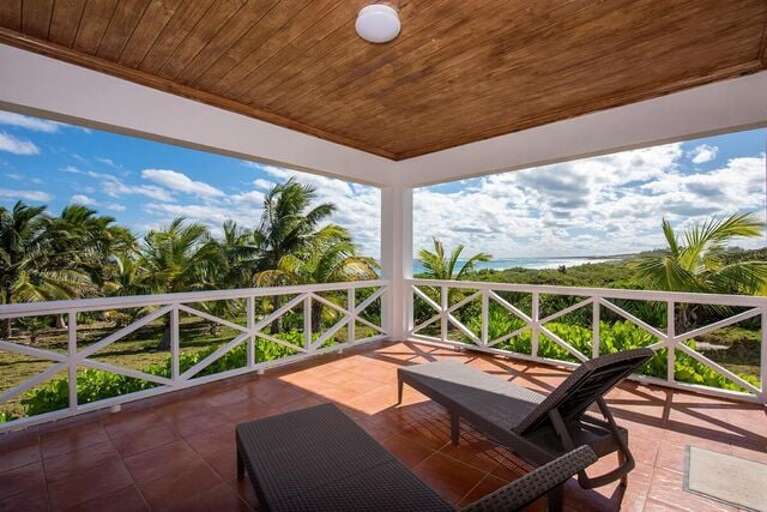 Lounge around under the covered veranda Lounge around under the covered veranda