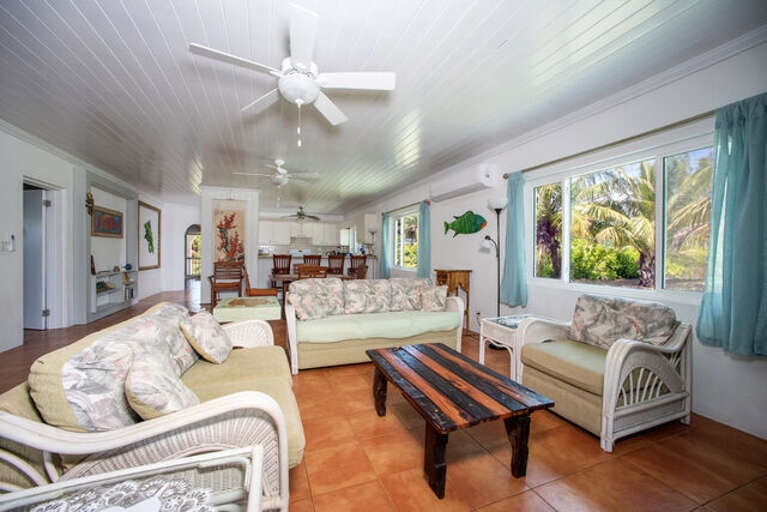 Open concept living area.
