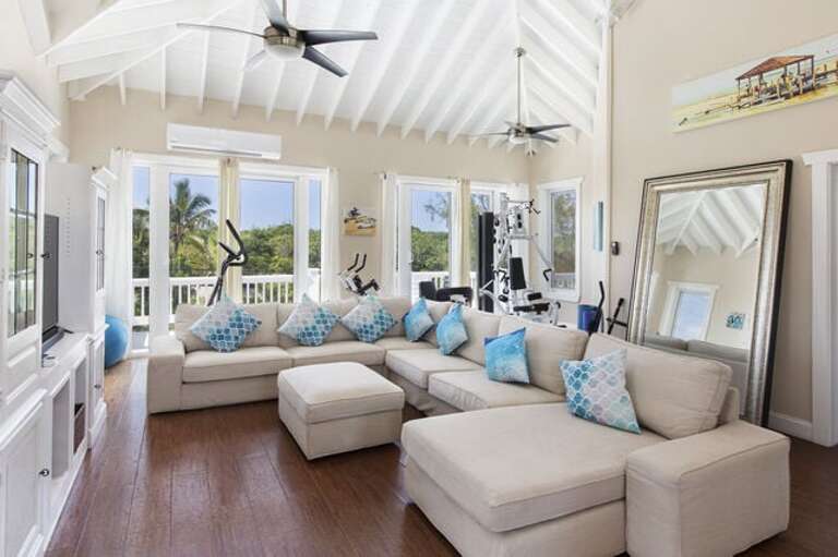 Media room on second floor