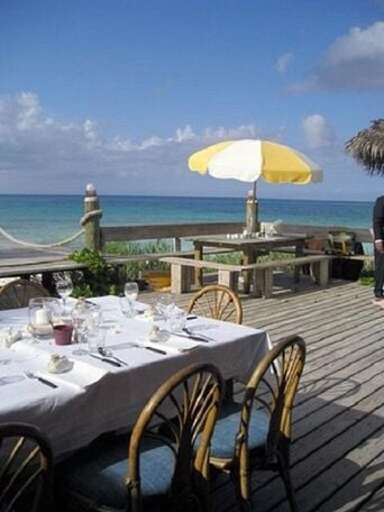 Tippys Restaurant, a five-minute walk down the beach