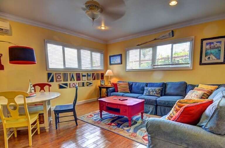 Family room seating area