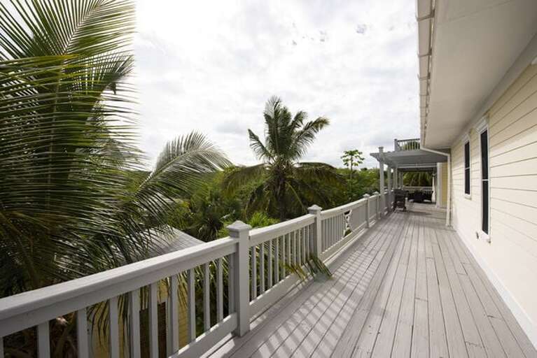 Huge wrap-around deck