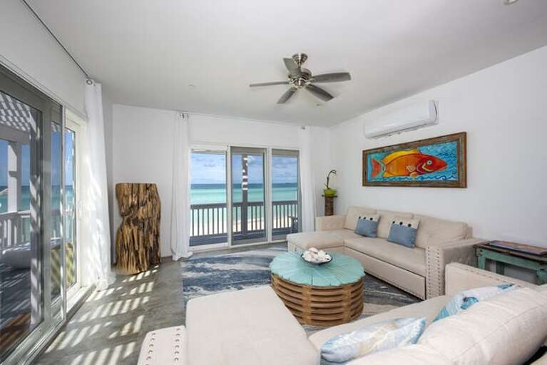 Living Area, step off the veranda and directly on to the beach! Living Area, step off the veranda and directly on to the beach!