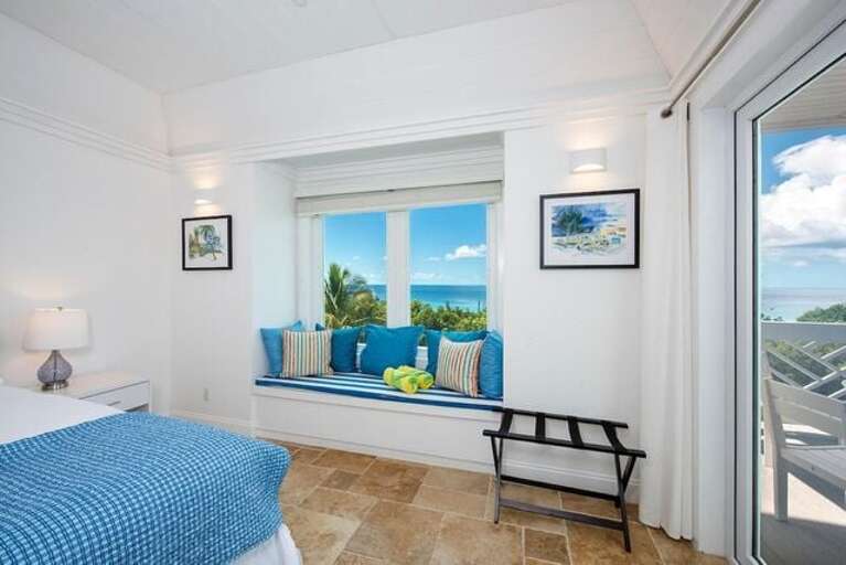 Master Bedroom with views of Caribbean Master Bedroom with views of Caribbean