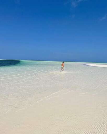 Twin Coves Beach, where the movie Three was filmed.