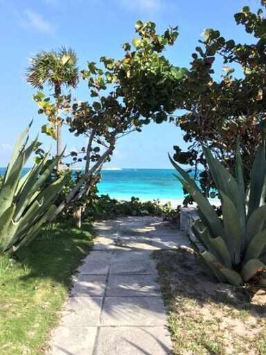 Beach path from guest house