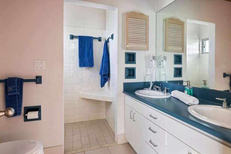 Guest cottage, one of two en-suite baths.