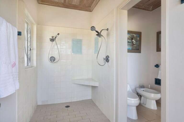 Master bath with large walk-in shower