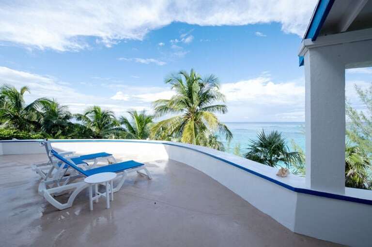 Deck and lounge chairs