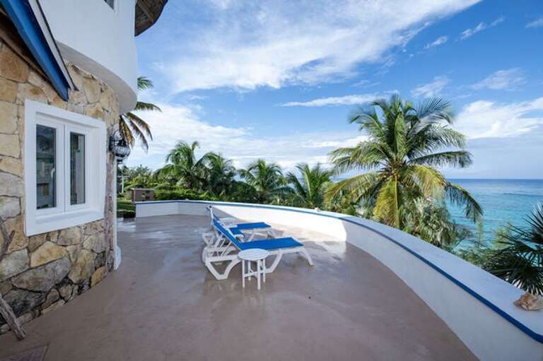 Deck and lounge chairs