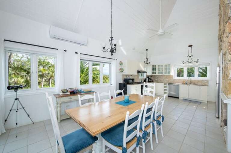 Dining Area for six and Kitchen.