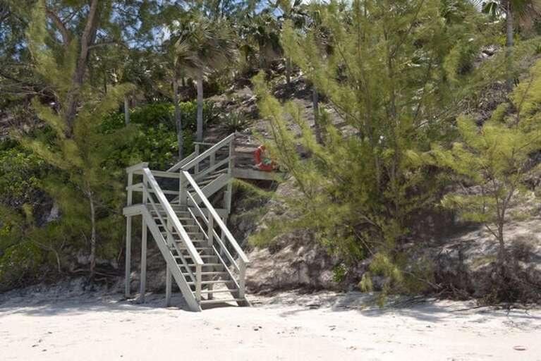 Stairs to beach