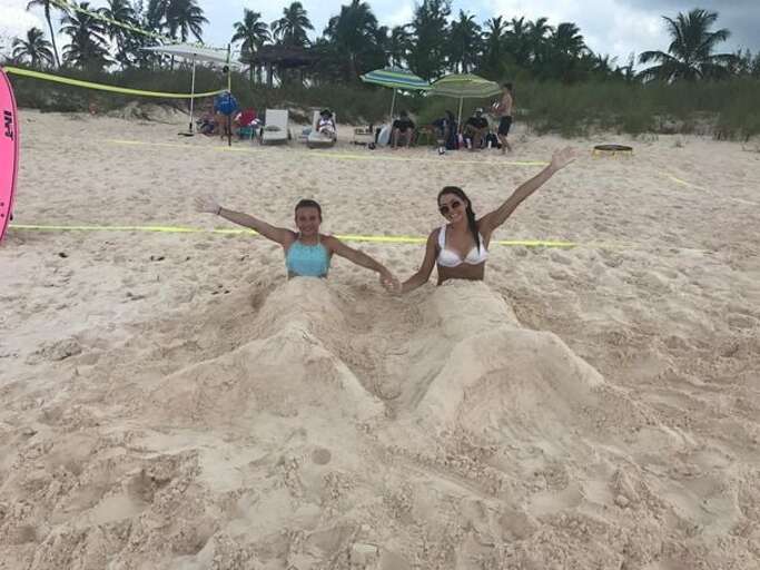 Tir Na Nog's private beach