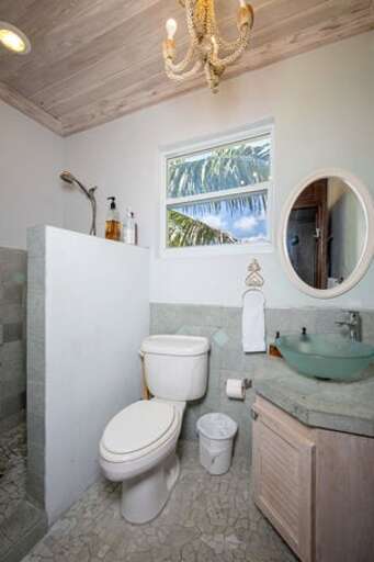 Bath with walk-in shower