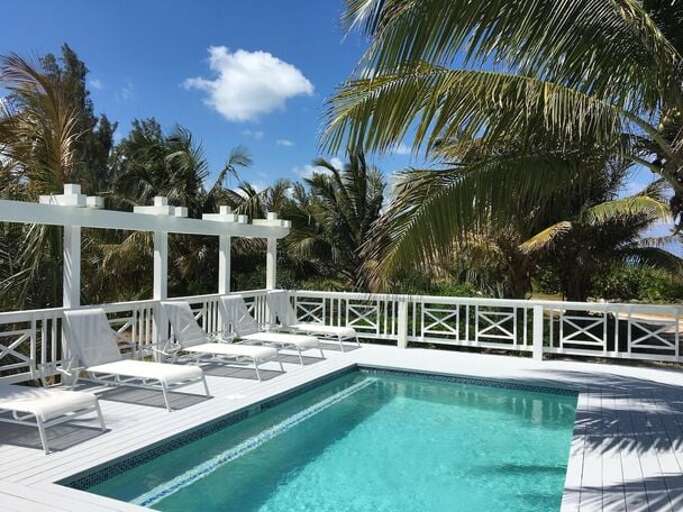Our brand new ocean view private pool.