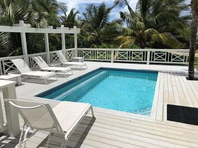 Our brand new ocean view private pool.