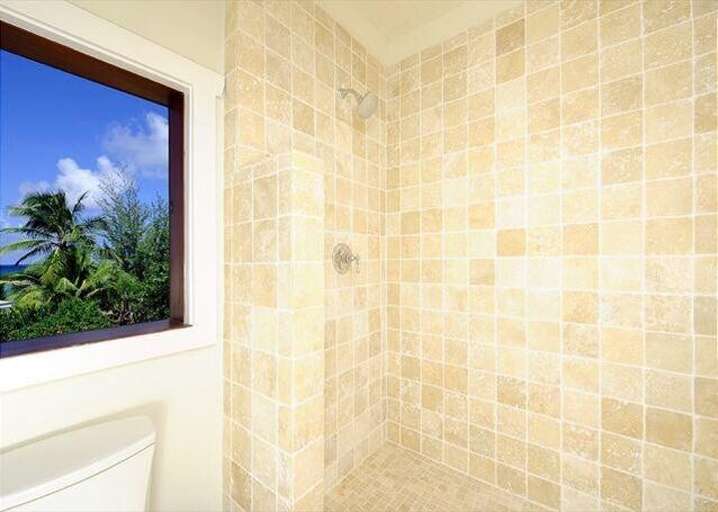 Downstairs master bedroom en suite bath.