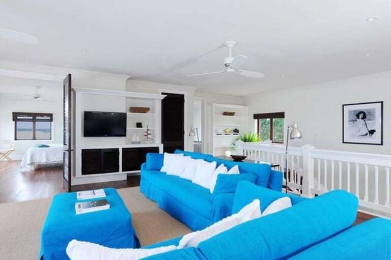 Media Room with Ocean Views.