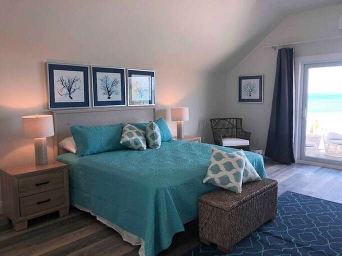 The top floor of Coral Point is dedicated to the vast master suite.