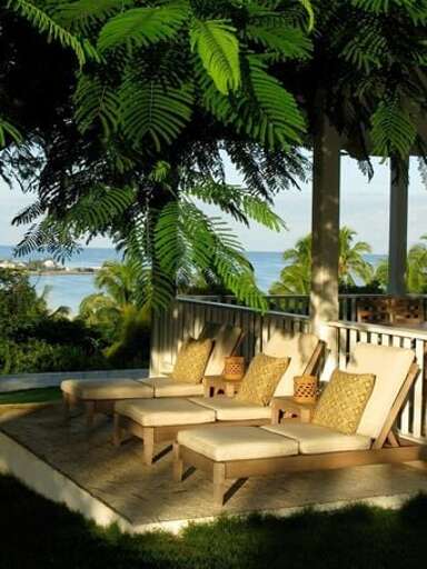 Pool side lounge chairs