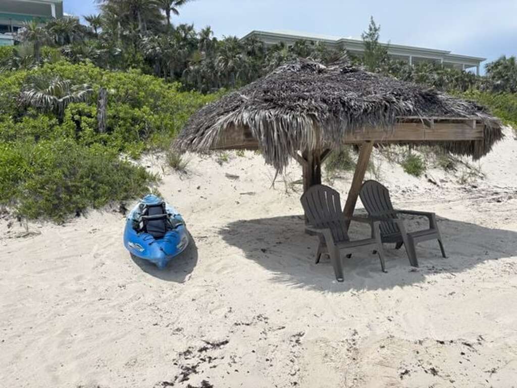 Shade and beach seating Shade and beach seating