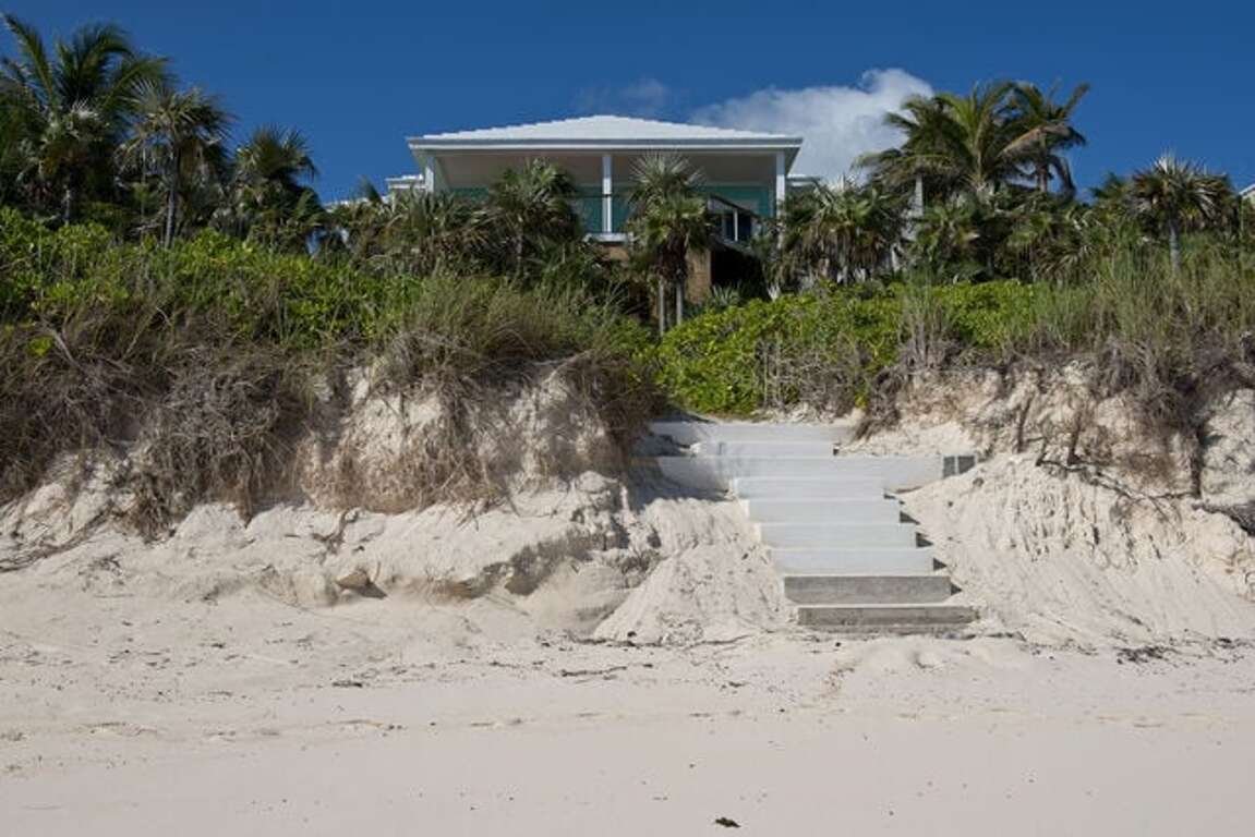 View of Aqua Villa from the beach View of Aqua Villa from the beach
