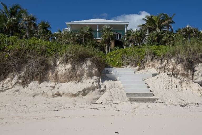 View of Aqua Villa from the beach View of Aqua Villa from the beach