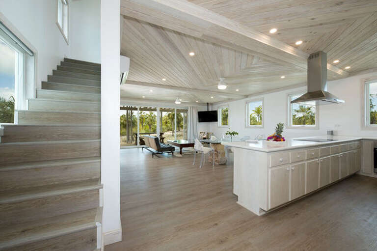 Stairs to upper level