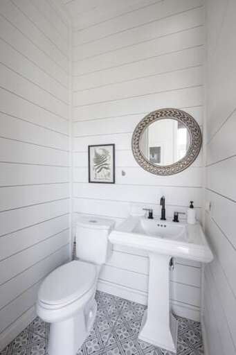 Hall Powder Room