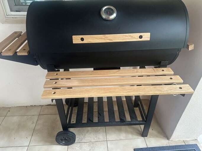 Charcoal grill for your catch of the day.