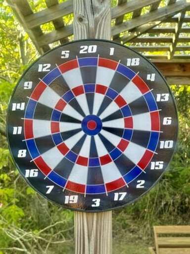 Our new dart board!
