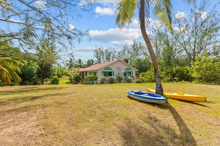 View from edge of yard, plenty of room to play.