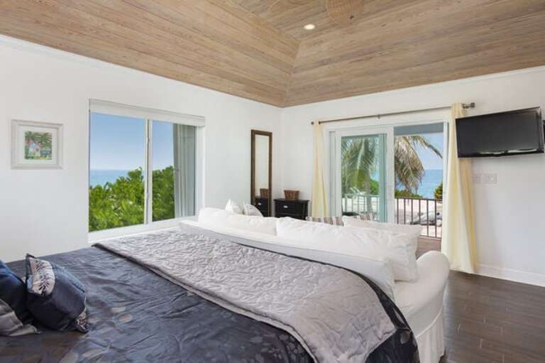 Second of two bedroom suites in the guest cottage.  Each has an ocean view, a king bed, a queen sofa bed, and an en-suite bath.