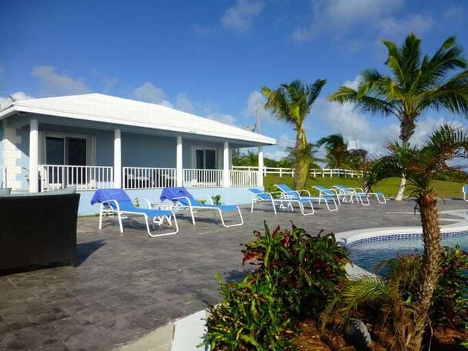 Relax on lounge chairs on the pool deck