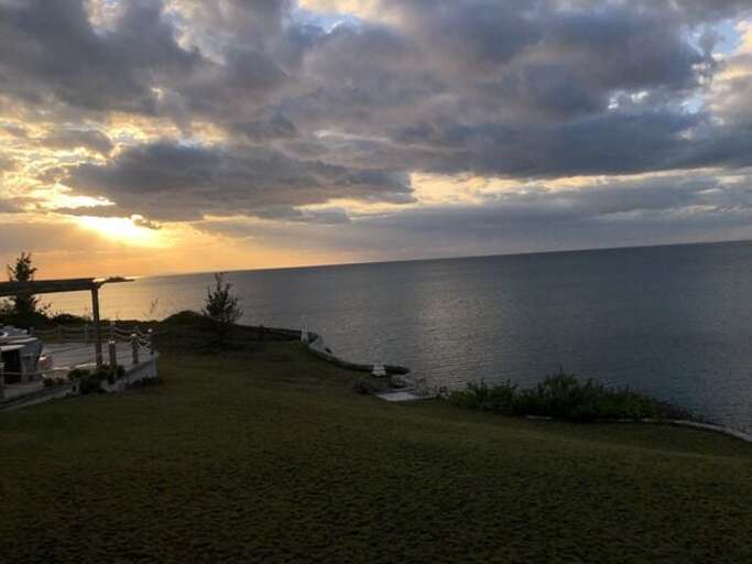 Sunrise over the sea from Neptune Cove