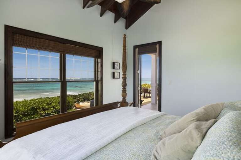 Master bedroom with private door to patio.