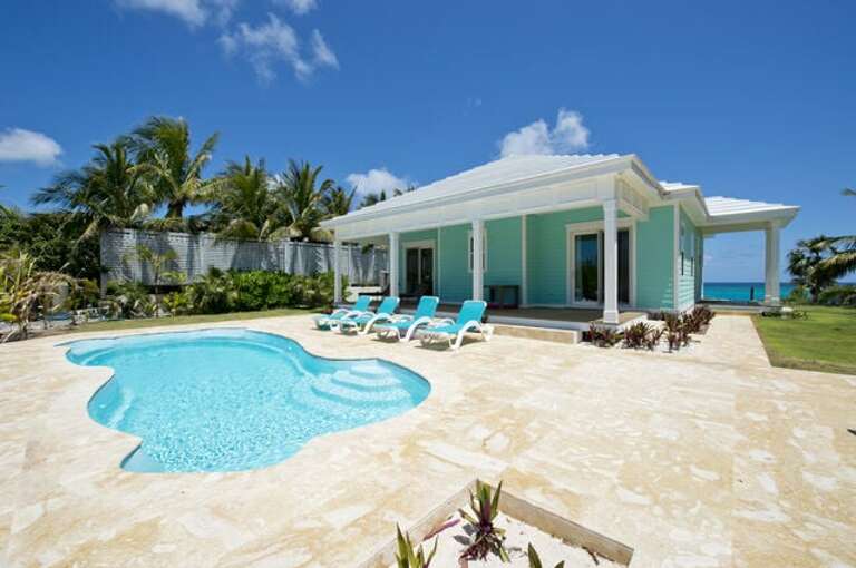 Private pool and lounge chairs. Private pool and lounge chairs.