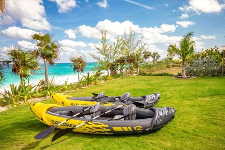 Our sea kayaks!