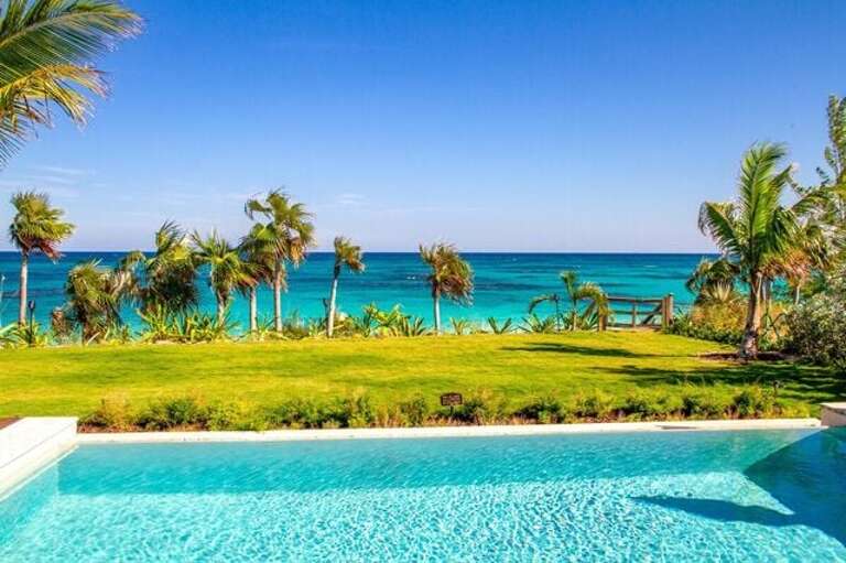 Ocean view pool and  deck.