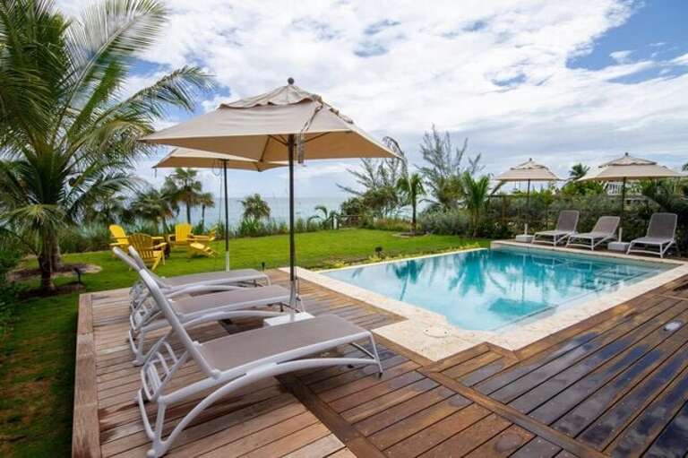 Wild Orchid pool, pool deck, and back yard.