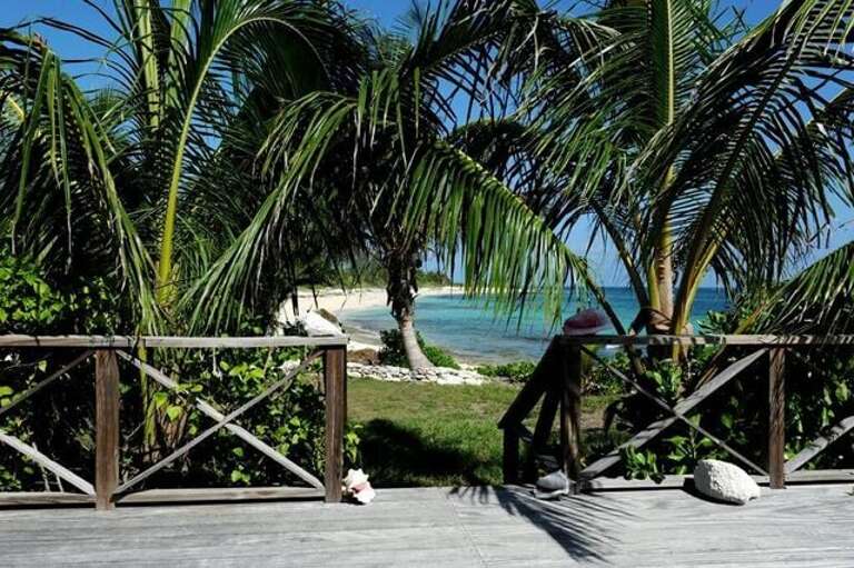 Casuarina Bay Beach from our deck