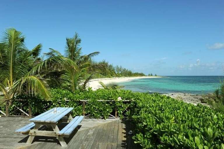 Med Point deck with Casuarina Bay Beach in the background