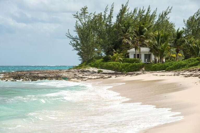 View of Med Point from the beach