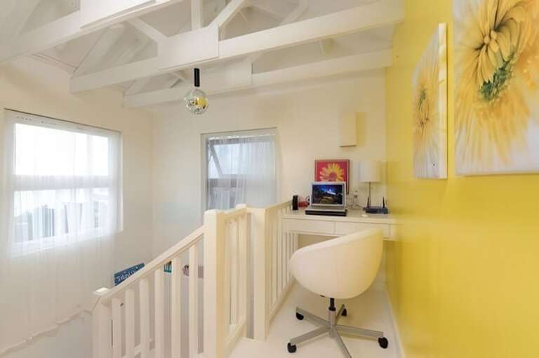 Top floor desk area.