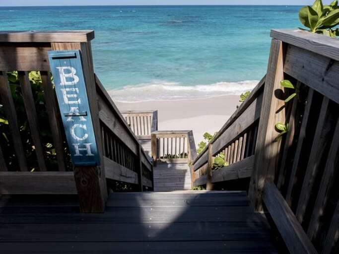 Stairs to beach