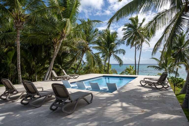 Our ocean-view pool and pool side cabana. Our ocean-view pool and pool side cabana.