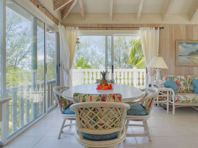 Enjoy stunning views of the ocean and sound from both the wrap-around deck and the cathedral ceilinged great room Enjoy stunning views of the ocean and sound from both the wrap-around deck and the cathedral ceilinged great room