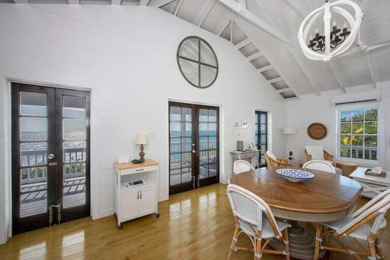 French doors open up to an oversized front porch perched 45 feet above the Caribbean sea French doors open up to an oversized front porch perched 45 feet above the Caribbean sea